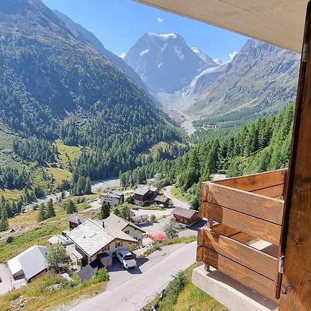 Le Panorama - Appartement à Arolla face aux montagnes à 150m des pistes Evolène Exterior foto