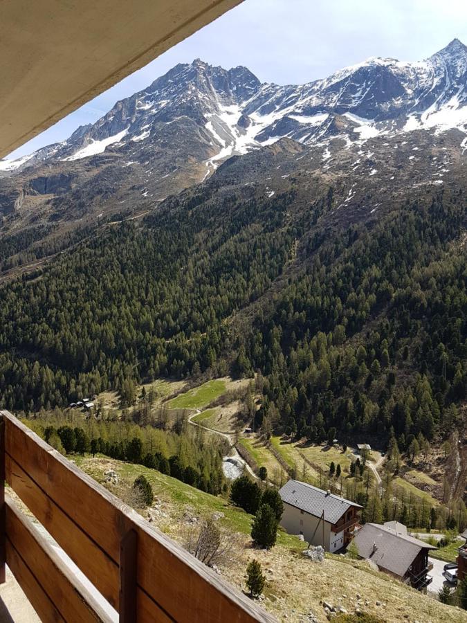 Le Panorama - Appartement à Arolla face aux montagnes à 150m des pistes Evolène Exterior foto