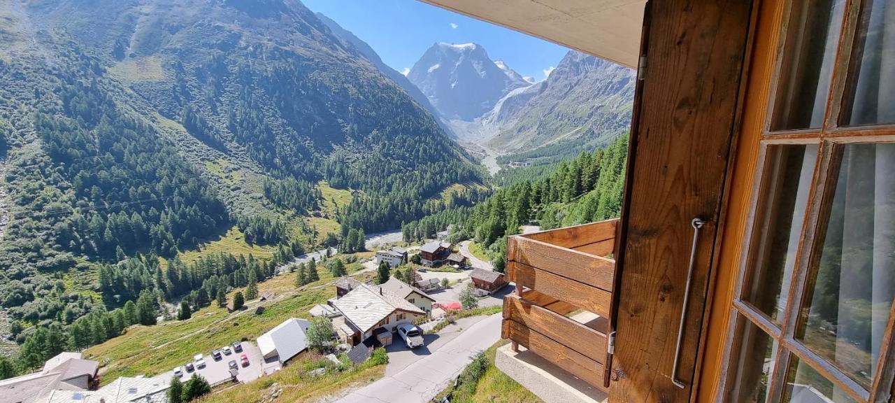 Le Panorama - Appartement à Arolla face aux montagnes à 150m des pistes Evolène Exterior foto