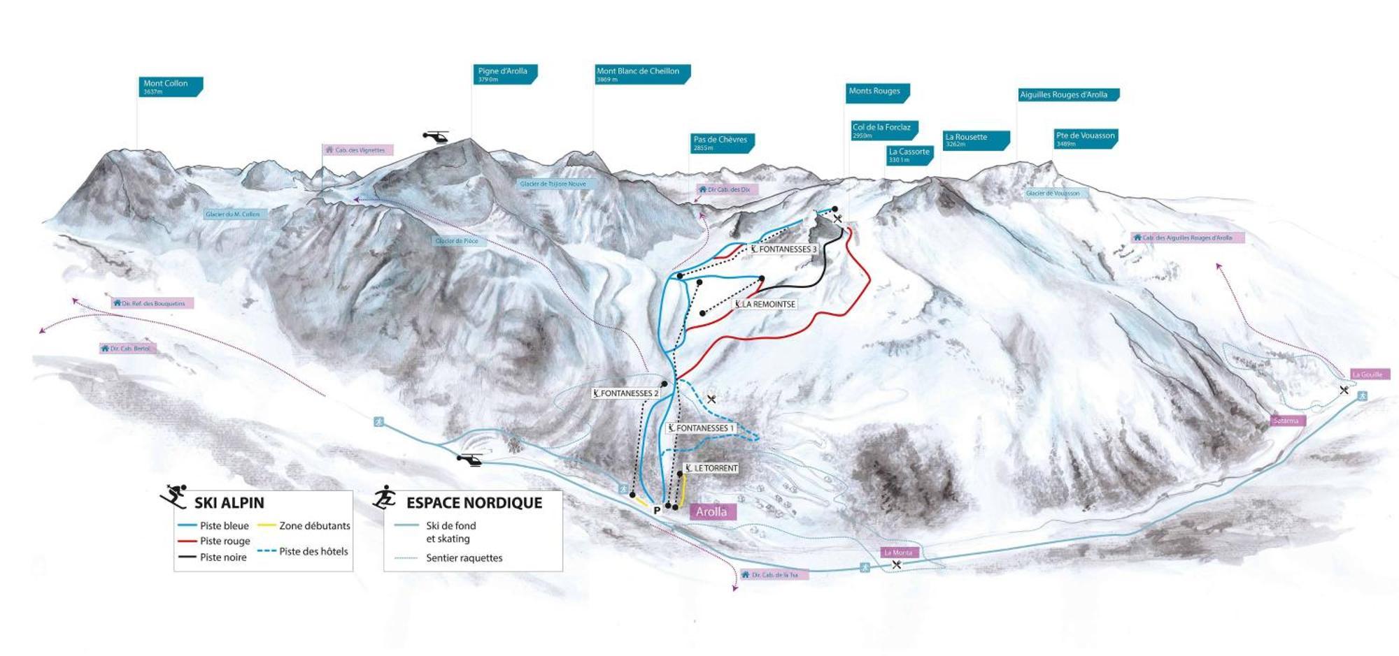 Le Panorama - Appartement à Arolla face aux montagnes à 150m des pistes Evolène Exterior foto